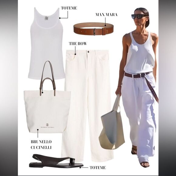 Vintage J. Crew Cognac Brown Italian Leather Belt Silver Buckle Made in USA M-L - Picture 8 of 8